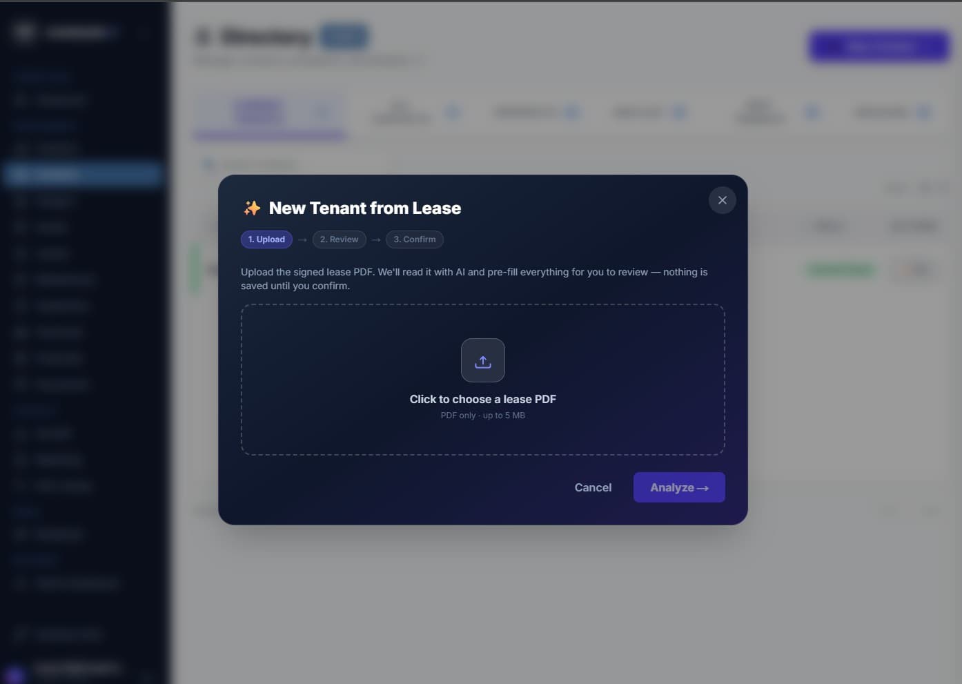 AI Lease Reading