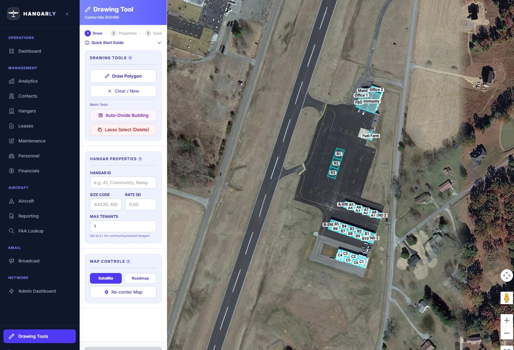 Hangar Drawing Tools
